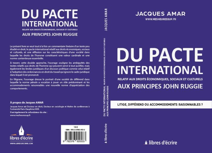 Du pacte international relatif aux droits économiques, sociaux et culturels aux principes John Ruggie