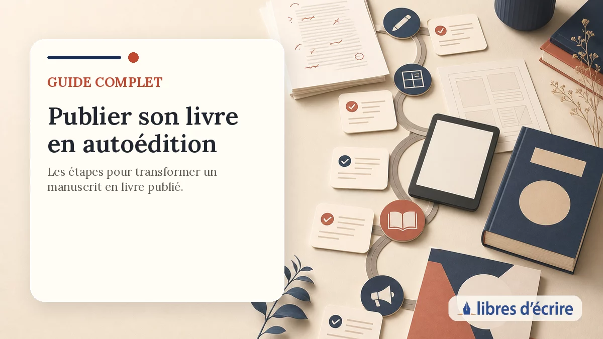 Illustration pour l’article Guide complet&nbsp;: publier son livre en autoédition