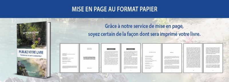 Mise en page d'un livre  Libres d'écrire  Services d'autoédition